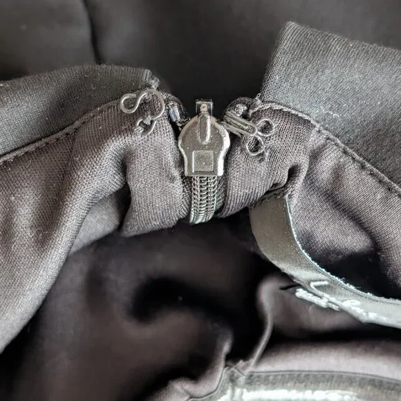 Lulus Glam Black Off-the-Shoulder Bodycon Dress Size Large - Picture 10 of 11